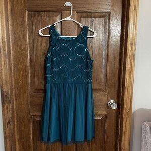 Teal Formal Dress - Juniors